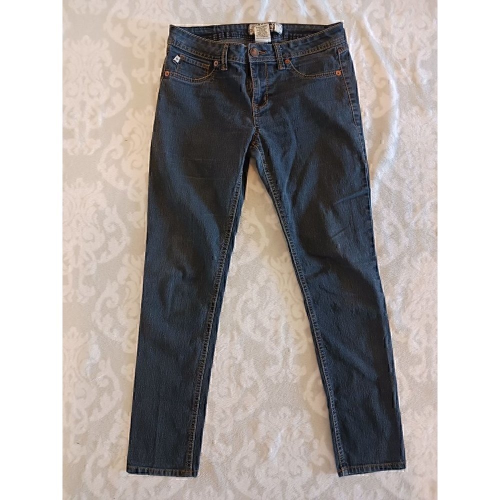 Women's 17/21 Exclusive Denim Dark Wash Embellished Skinny Jeans Size 8P